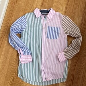 Preppy Multicolor Buttoned Shirt